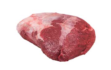 1 grass-fed beef bolar blade roast, raw