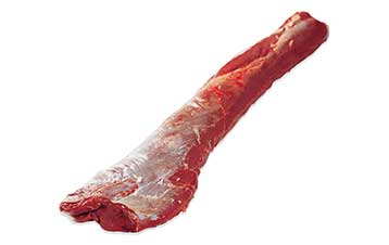 Whole boneless venison loin, raw