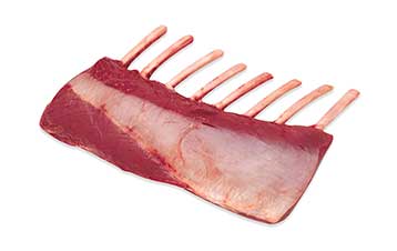 8-rib frenched venison racks, raw