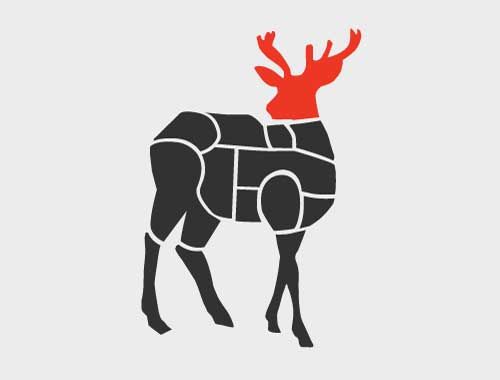 venison cheeks section