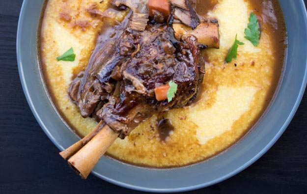 Beer-Braised Lamb Shanks 