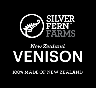 Silver Fern Farms New Zealand Venison, 100% Made of New Zealand logo