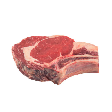 Irish Nature Beef cowboy ribeye steak, raw