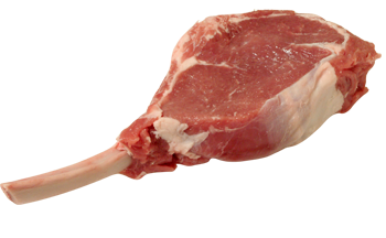 Sobeval Premium French veal chop with frenched bone, raw